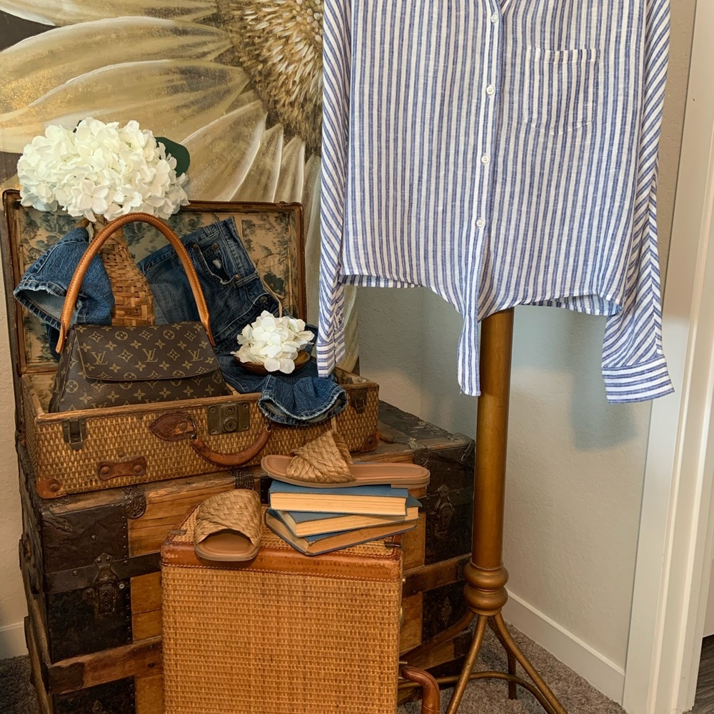 Rails Rylan Top In Atlas Stripe. Long Sleeves, Pa… - image 8